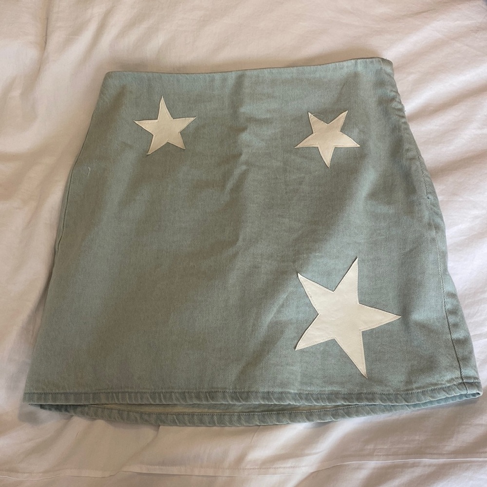 Altar’d State Jean Skirt